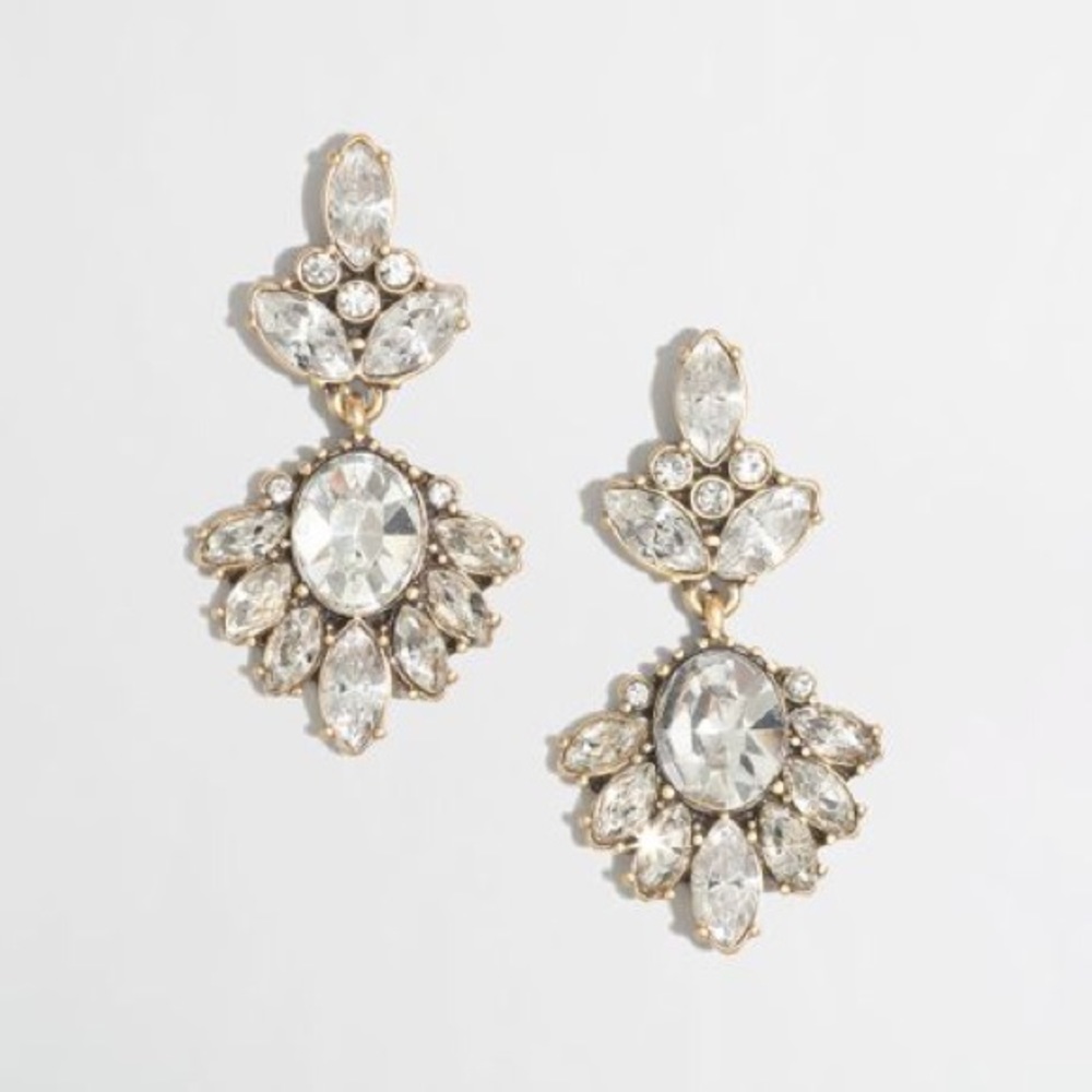 J. Crew Rhinestone Earrings